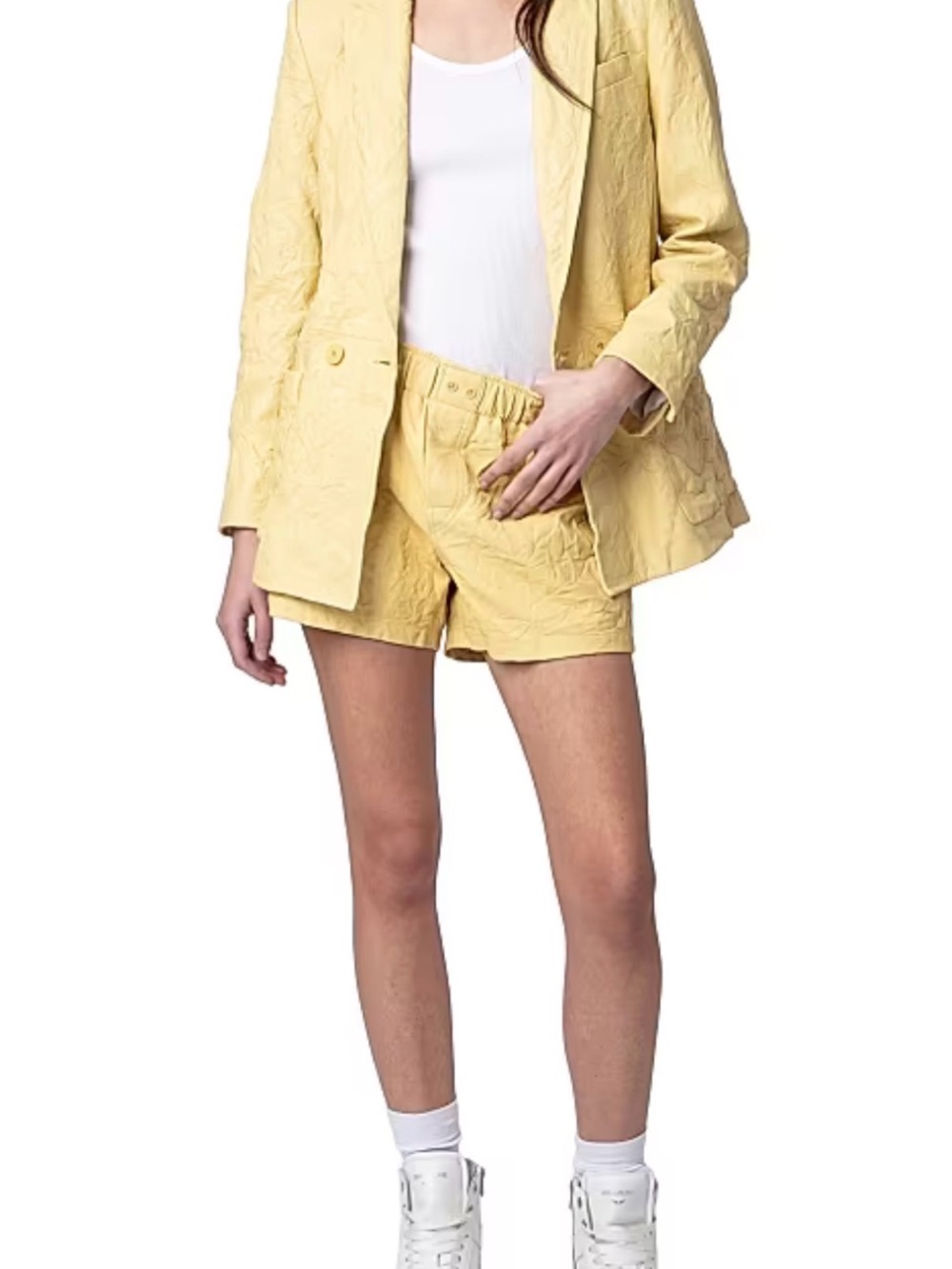 Zadig & Voltaire Pax Cuir Froisse